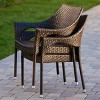 Cliff 7pc Wicker Patio Dining Set - Brown - Christopher Knight Home - image 3 of 4