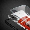 Reiko iPhone XS Max Hard Glass Design TPU Case with London Phonebooth Design - 3 of 4