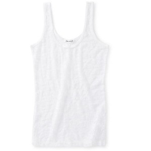 Aeropostale Womens Sheer Lacey Tank Top, White, X-Small - 1 of 1