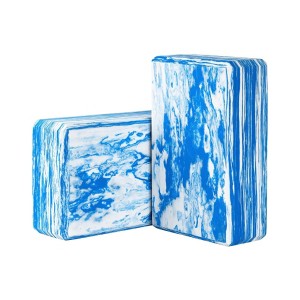 Toyzone World Camo Blue Medium Hardness Yoga Blocks - 1 of 3