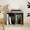 HOMLUX 2-Tier Cube Bookcase Compact Storage Shelf Organizer - 2 of 4