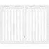 Arf Pets 31.5" Tall Freestanding Folding Dog Gate with Door - 2 of 4