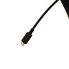 PureGear 4Ft Coiled 12W/2.4A Vehicle Car Charger for Micro-USB Devices - Black - 2 of 3