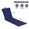 Pellebant Patio Outdoor Chaise Lounge Cushion Foldable Outdoor Lounge Chair Cushion for Patio Furniture 30D Sponge - 2 of 4