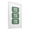 Stupell Industries Green Book Club Tickets Framed Print Under Glass Art - 2 of 4
