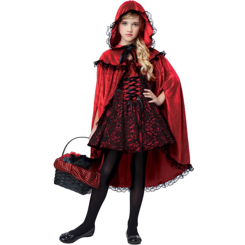 California Costumes Deluxe Red Riding Hood Child Costume, 1 of 3