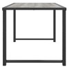 vidaXL Patio Table Anthracite 21.7 in.x15.7 in.x14.6 in. Steel - image 4 of 4