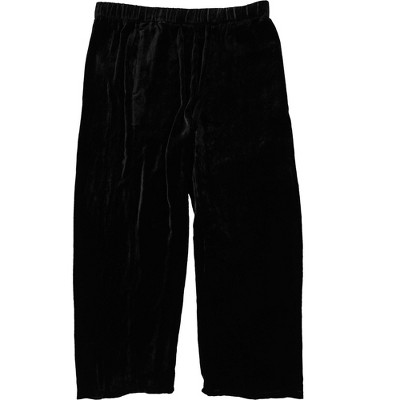 Eileen Fisher Womens Velvet Casual Wide Leg Pants