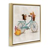 Stupell Industries Squirrel on Autumnal Bicycle, 25" x 25" - 3 of 4