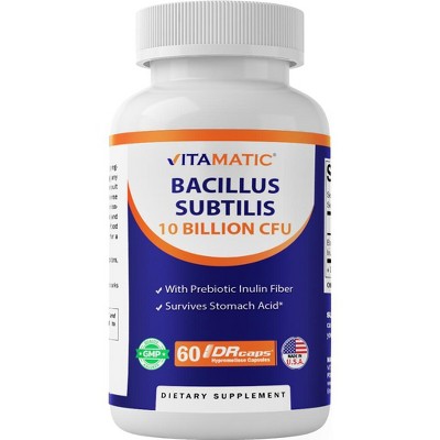 Bacillus Subtilis 10 Billion CFU DR Capsule 60 Capsules