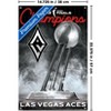 Trends International WNBA Las Vegas Aces - 2025 WNBA Finals Team Logo Unframed Wall Poster Prints - 3 of 4