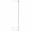 vidaXL Towel Rack White Steel Medium Towel Rack Rectangular Modern - 4 of 4