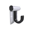 Hang It Simple 2in Wall-Mounted Storage System with Adjustable Hooks – Heavy-Duty Organizer for Tools, Mops, Brooms - 4 of 4