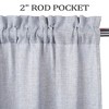 Faux Linen Textured Semi-Sheer Kitchen Tier Curains - 3 of 3