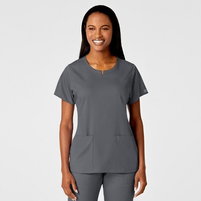 Wink PRO Women's 4 Pocket Notch Neck Scrub Top