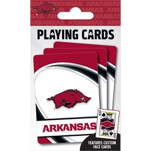 MasterPieces Officially Licensed NCAA Arkansas Razorbacks Playing Cards - 54 Card Deck for Adults - 1 of 4