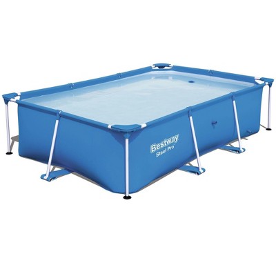 Bestway Steel Pro 8.5' x 5.6' x 2' Rectangular Ground Swimming Pool (Pool Only)