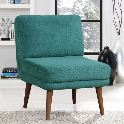 Modern teal best sale accent chair