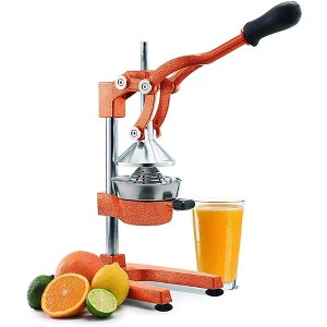 Vollum Manual Fruit Citrus Juicer - Commercial Grade, Stainless Steel and Cast Iron - Non-skid Suction Cup Base - 15.3" - 1 of 4