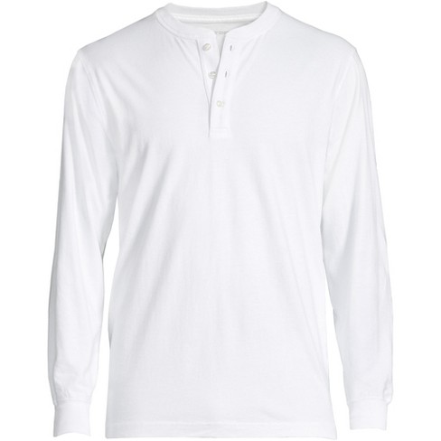 Lands' End Men's Big Super-T Turtleneck - 4X Big - White