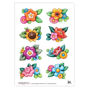Mary Engelbreit Flower Clusters Sticker Sheet 5 x 7 - 1 of 1