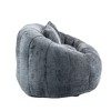 NicBex Fluffy Chenille Bean Bag Loveseat with 2 Pillows,High Resilience Foam Filled Lazy Loveseat Sofa for Adults,Gaming Sofa Accent Lounger - 4 of 4