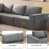YOOCOZZ 5 - Piece Modular L-Shaped Foam-Filled Compressed  Sectional Sofa - 4 of 4