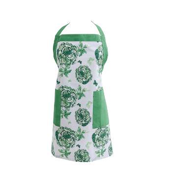 Patricia Heaton Home Green Florals And Flitters Apron