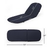 Christopher Knight Home Yannic Outdoor Water Resistant Fabric Chaise Lounge Cushions - 3 of 4