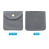 Unique Bargains Jewelry Pouches with Snap Button, Velvet Jewelry Pouches Portable Soft Storage - 3 of 4