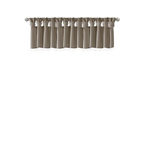 Gracie Mills Elroy Lightweight Beaded Faux Silk Valance - 1 of 4