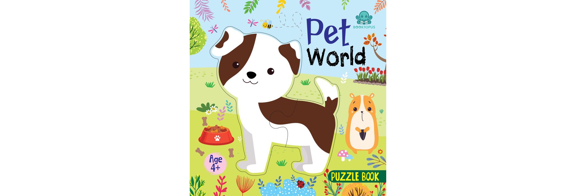 Pet World - (Puzzle Board Book) by  Booktopus (Board Book)