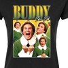 Women's - ELF - Christmas Buddy the Elf Juniors Fitted Graphic T-Shirt - image 2 of 3