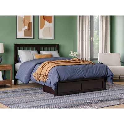 AFI Furnishings Tahoe Platform Bed F with Foot Drawer ES