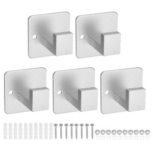Unique Bargains Stainless Steel Waterproof Square Hooks and Hangers 2.17" - 1 of 4