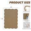 Beautyolove Rectangle Wood Framed Wavy Wall Mirror - 4 of 4