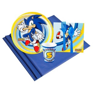 8ct Sonic the Hedgehog Blue Party Pack, Size: 8 Guest Pk