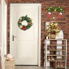 Acekool 2ft Mini Holiday Tree - Pre-Lit with Colorful Lights & Natural Decor - 2 of 4