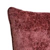 Edie@Home 20"x20" Oversize Delmonico Chenille Square Throw Pillow Blush: Textured, Velvet Back, Sewn Closure - 2 of 4