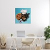 Stupell Industries Dog Chef Pizza Bite Portrait Canvas Wall Art - 2 of 4