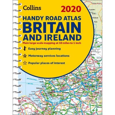 2020 Collins Handy Road Atlas Britain and Ireland - by  Collins Maps (Spiral Bound)