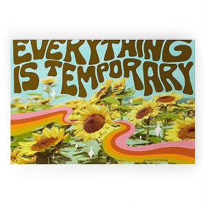 Doodle By Meg Everything is Temporary Welcome Mat - Deny Designs - 1 of 3