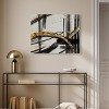 Art Remedy Golden Swirls Modern Minimal Abstracts Unframed - 2 of 4