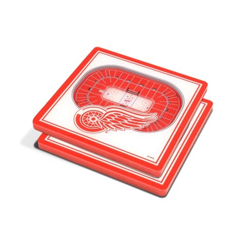 Nhl Detroit Red Wings 3d Stadium View Coaster : Target