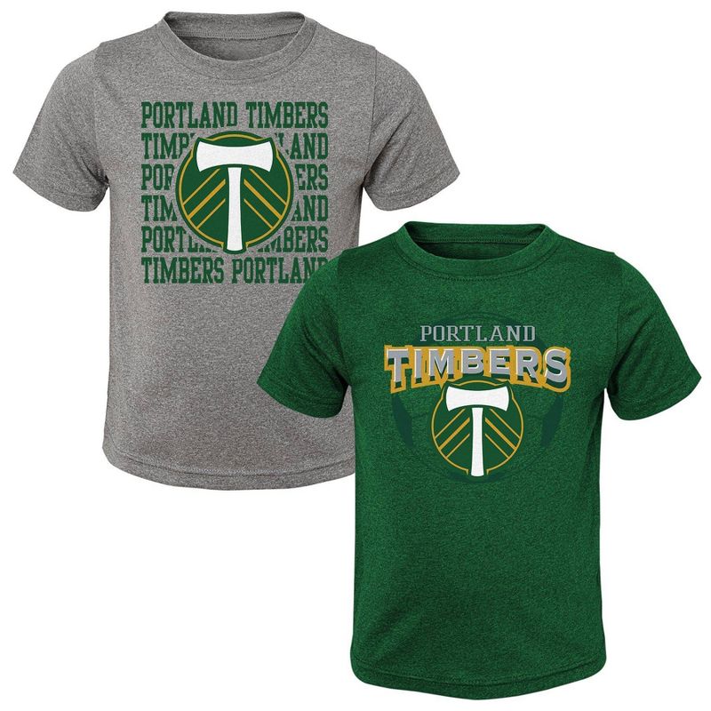 MLS Portland Timbers Toddler 2pk Poly T-Shirt, 1 of 4