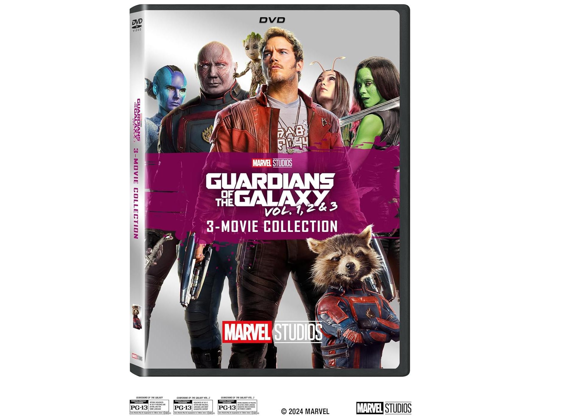 Guardians of The Galaxy: 3 Movie Collection (DVD) NEW