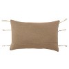 13"x21" Indoor & Outdoor Mahalia Lumbar Pillow Cover with Tassels - Jaipur Living: Woven Cotton, Zippered - 2 of 4
