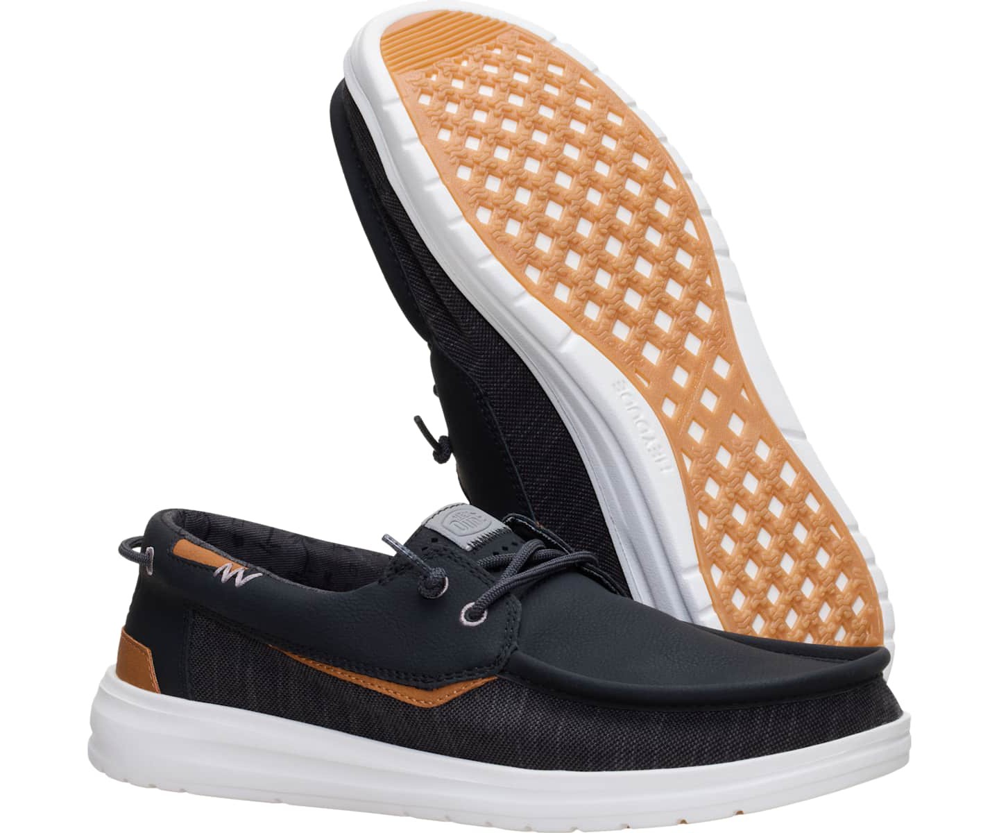 HEYDUDE Men Welsh Grip Heathered Mesh, Black/Multi, 12, цвет: Чёрный — фото 4