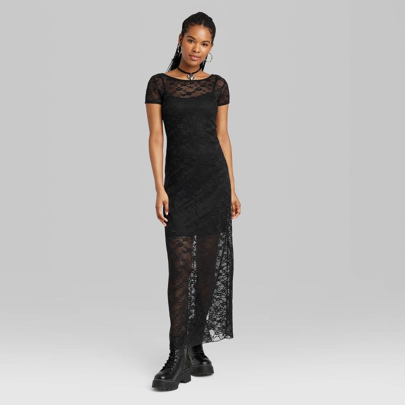 Women's Short Sleeve Maxi Dress - Wild Fable™, 3 of 8