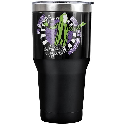 Beetlejuice Go Ahead Steel Tumbler 30oz Coffee Travel Mug